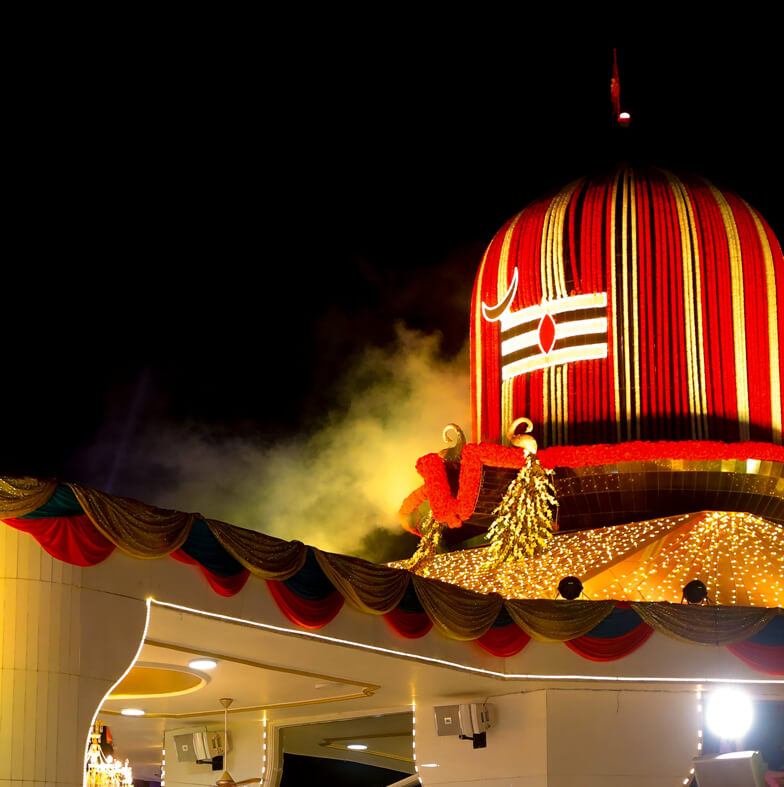 Temple dome background